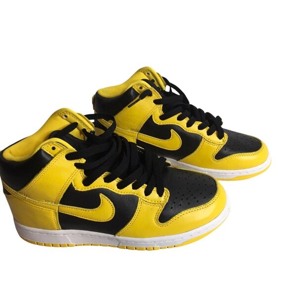 Nike Dunk High SP Iowa Varsity Maize Golden Rod Sz 6.5 Yellow Black CZ8149-002 - Picture 5 of 15